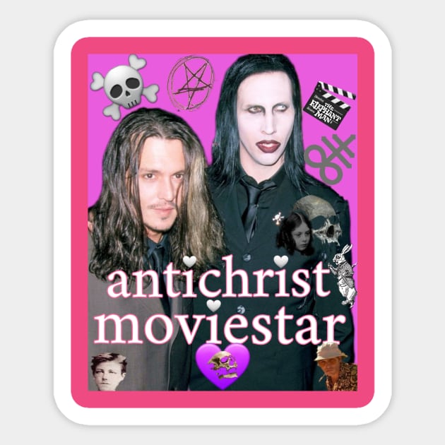 antichrist moviestar Sticker by ArtCoffeeLust